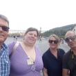 Con los tres Argentinos b�rbaros en la Plaza de La Ciudad del Castillo el 15 de julio de 2018.