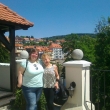 Con la madre de do�a Michelle, de Miami una se�ora vital y muy positiva, la gente muy querida en �esk� Krumlov junio 2014