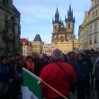 El coro m�xicano cantando delante del Reloj Astron�mico de Praga de 2012 en La Plaza de La Ciudad Vieja