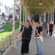Con mi bandera catalana en Karlovy Vary, septiembre de 2009