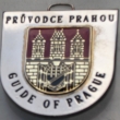 Escúdo dorado de guía oficial de Praga