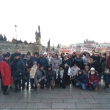 Puente de Diciembre de 2017 el día de la Inmaculada el 8 de diciembre. 40 felices ecuatorianos que viven y trabajan en Milano en la escapada a Praga por un día.